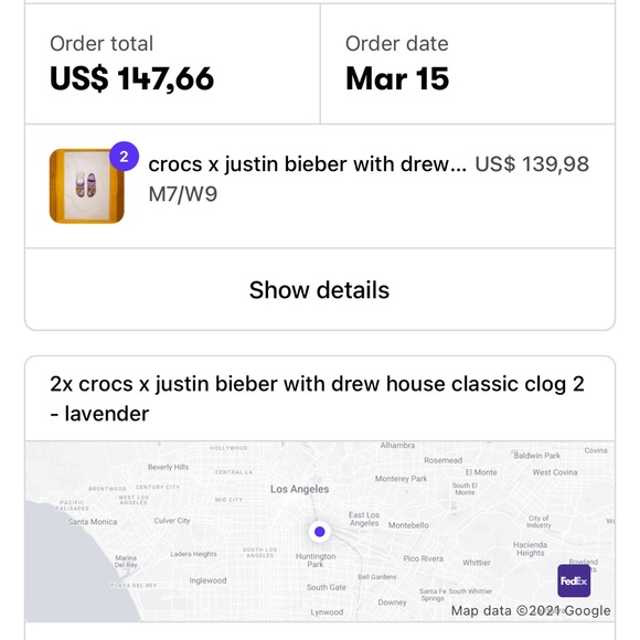 Crocs x drew house Justin Bieber - Picture 2 of 6